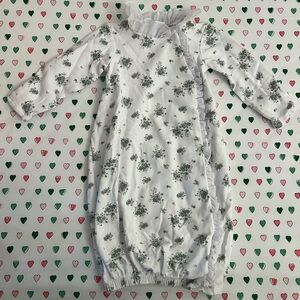 Edgehill Collection White Floral Baby Gown
